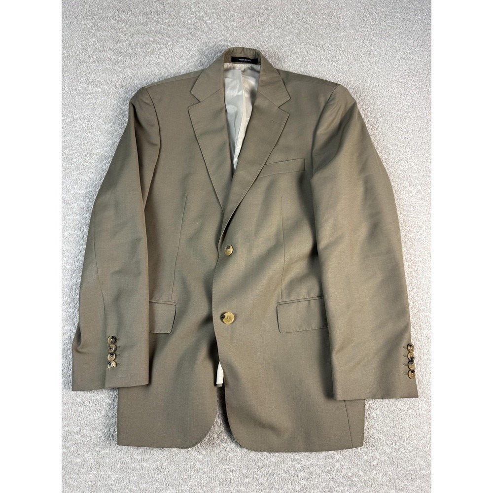 BOSS Hugo Boss Blazer Mens 38 Brown Wool Two Button Pasolini Movie Suit Jacket